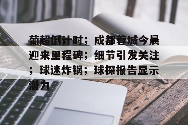 关于葡超倒计时；成都蓉城今晨迎来里程碑；细节引发关注；球迷炸锅；球探报告显示潜力的信息-九游